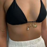 Construisez votre propre charme pour Bikini à la mode été accessoires breloques conque Puka soleil étanche or acier inoxydable femme bijoux