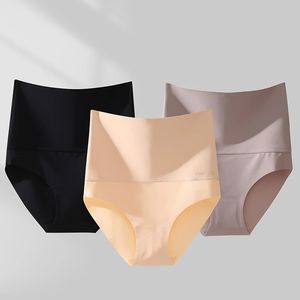 FINETOO Hochtaillierte Nahtlose Unterwäsche Damen S-XL Bequeme Höschen Weiche Slips Hoher Bund Damenwäsche Dessous - Product Image 4
