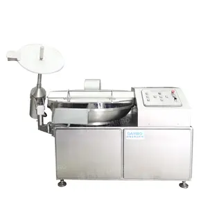 Stainless Steel Meat Chopping Machine Meat Bowl Cutter Sausage Meat Cutter Mixing Machine