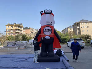 Décoration de vacances en plein air géante gonflable de <span class=keywords><strong>Superman</strong></span> de dessin animé - Product Image 6