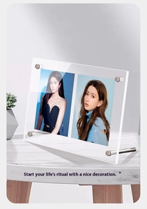 Trong suốt Acrylic khung ảnh & CD thần tượng thẻ hiển thị đứng máy tính để bàn ủy quyền thư hiển thị đứng khung sản phẩm - Product Image 6