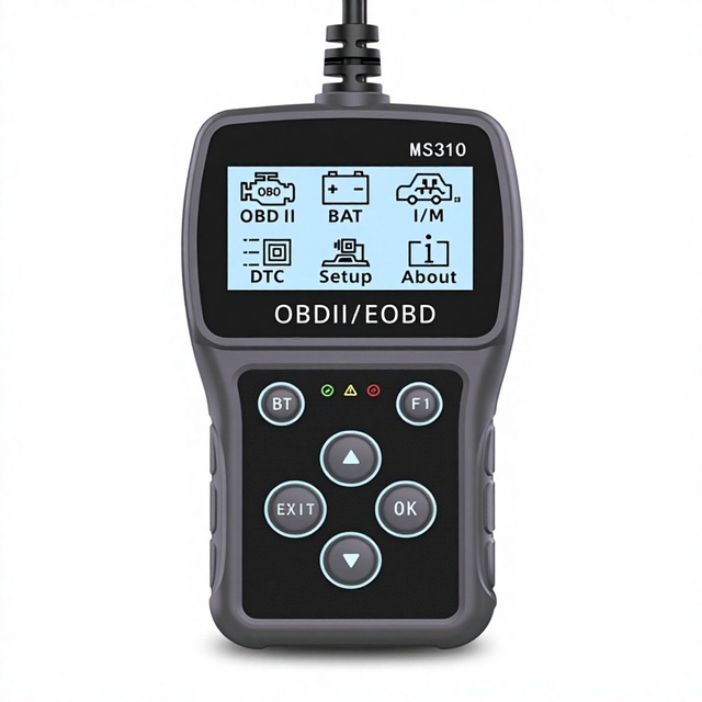 OBD II/EOBD Car Fault Scanner Battery Tester Automotive Diagnostic Tool for Enabled 5-30V MS310 ELM327