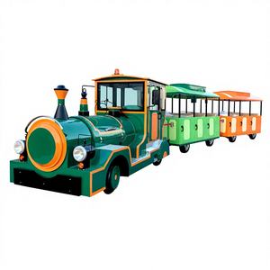 Train sans rails de haute qualité pour <span class=keywords><strong>parc</strong></span> d'attractions, bus touristique personnalisé de 20 places, train électrique de Noël pour enfants - Product Image 1