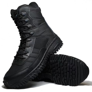 Botas de Entrenamiento TSB204 Negras Personalizadas, Ligeras y Transpirables con Parte Superior de Gamuza para Campismo, Caza y Combate al Aire Libre - Product Image 5
