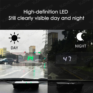 Vjoycar Factory Direct Clear Head Up Display G30 Gps Digital Hud Speedometer 5V DC pour toutes les voitures - Product Image 4