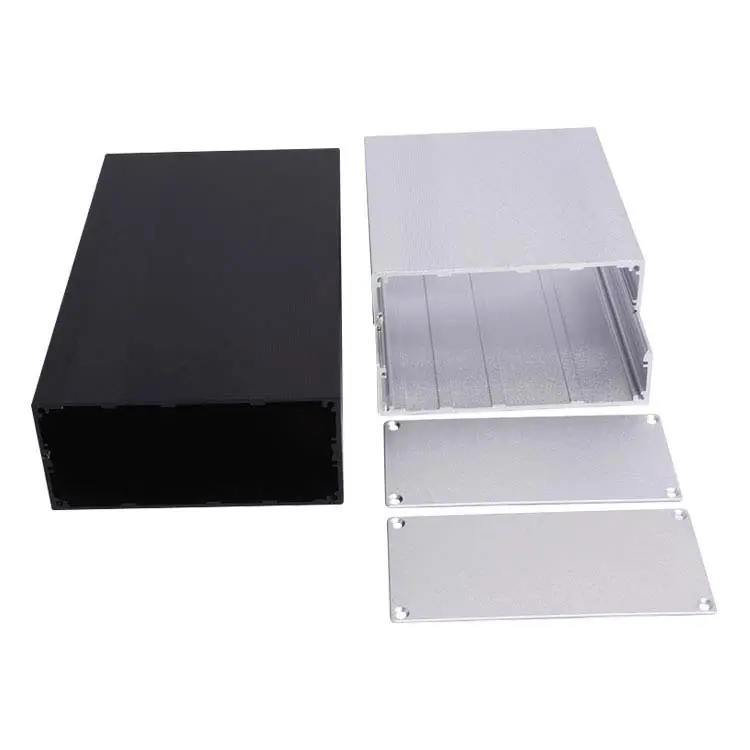 Anodized Extruded Aluminum Inverter Boxes Electronic Enclosures Factory Customization Industrial Metal Electric Battery Case