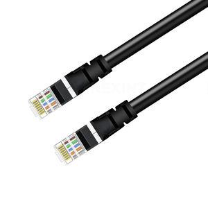 KEXINT Câble réseau personnalisé en cuivre FTP/STP Cat5e RJ45 à <span class=keywords><strong>double</strong></span> gaine à blindage unique - Product Image 3