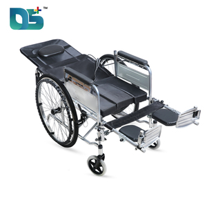 Diseño Popular Respaldo alto Marco de aleación de aluminio Ángulo ajustable Reposacabezas plano Freno de línea Fácil movilidad Silla de ruedas <span class=keywords><strong>manual</strong></span> - Product Image 3
