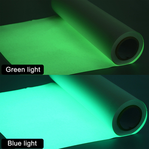Bán buôn <span class=keywords><strong>Luminous</strong></span> phim phát sáng trong bóng tối truyền nhiệt màu xanh Glow Vinyl Sticker - Product Image 3