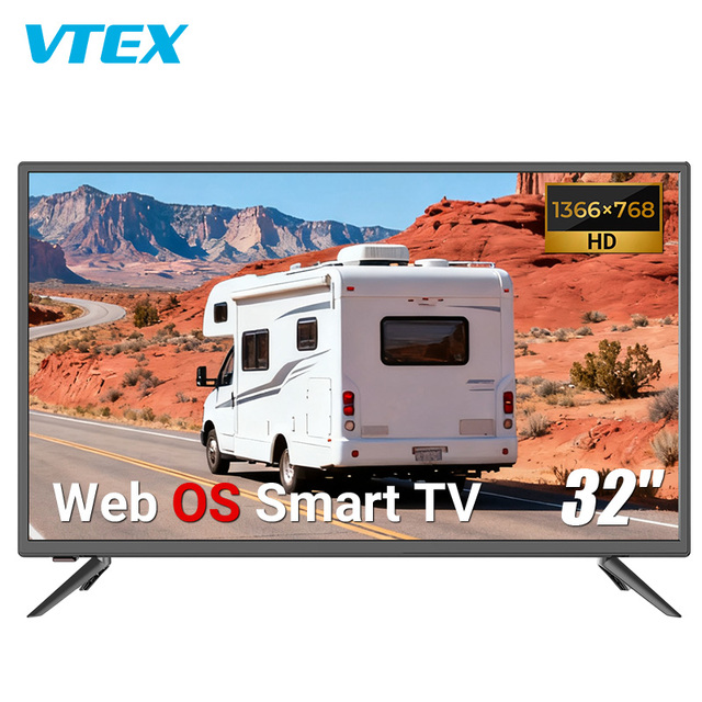 32" RV Web OS Smart TV 1G 8G Phone Mirror Marine Caravan Android Television Set Wall Mount Outdoor Camping 12V DC Car TV