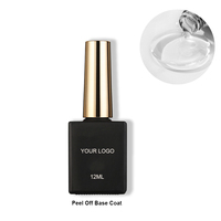 Kit de base et de finition UV/LED sans HEMA, écologique et non toxique, 15 ml, faible MOQ, personnalisable, pour usage professionnel et DIY