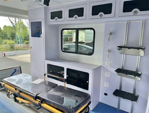 Camion d'ambulance médical de transport hospitalier, petit véhicule d'ambulance, fabricant chinois SHACMAN L3000, ambulance hospitalière à conduite à gauche - Product Image 4