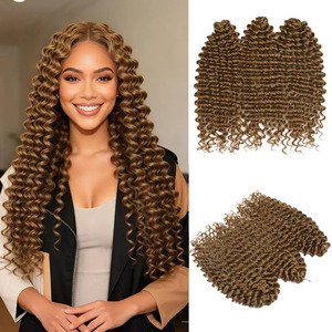 ผม<span class=keywords><strong>ถัก</strong></span>เปียสังเคราะห์แบบทนความร้อน คุณภาพพรีเมียม แบบลอนลึก สีออมเบรบลอนด์ สำหรับ<span class=keywords><strong>ถัก</strong></span>โครเชต์ ขายส่ง - Product Image 1