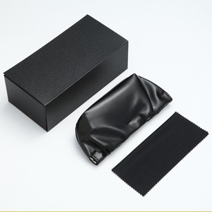 Pochette en Pu pour <span class=keywords><strong>lunettes</strong></span> <span class=keywords><strong>de</strong></span> soleil en faux cuir, sac d'emballage souple pour <span class=keywords><strong>lunettes</strong></span> <span class=keywords><strong>de</strong></span> soleil, boîte d'emballage - Product Image 4