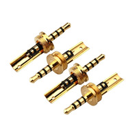 2.5mm prise Audio 4 pôles Jack bricolage casque fil connecteur métal épissure adaptateur HiFi écouteur soudure pur cuivre Mini Jack