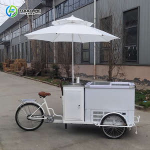 Chariot de crème glacée OEM, chariot de cuisine électrique, chariot de restauration rapide, chariot de crème glacée à 3 roues, camions à hamburgers, tricycle alimentaire mobile - Product Image 3