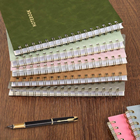 Cuaderno Espiral Personalizado con Tapa Blanda de Gamuza, Cuaderno de Notas con Rayas para la Universidad, Diario, Agenda para Escribir, Escuela, Oficina