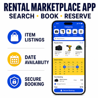 Desarrollo de Aplicaciones de Mercado de Alquiler de Productos Personalizados para IOS y Android con Calendario de Disponibilidad de Anuncios de Alquiler LionCreate