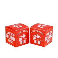 Cajas Rígidas Hechas a Mano con Impresión Personalizada al por Mayor, Caja de Cartón Plegable a Color, Impresión Offset de Cuatro Colores, Regalo Artesanal, Lucky Mall