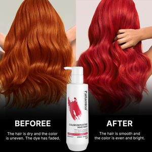 <span class=keywords><strong>Champú</strong></span> y Mascarilla Capilar Protectora del Color con Colágeno y Aceite de Argán de Marca Privada Profesional para Cabello Teñido con Brillo Natural - Product Image 4