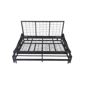 <b>Foldable</b> Sofa <b>Bed</b> <b>Frame</b> 150cmx120cmx90cm Carbon Steel Modern Design For Living Room Small Apartment Use - Product Image 3