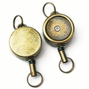 Porte-badge rétractable en métal personnalisé 2022 / Porte-badge rétractable en métal avec mousqueton pour carte d'identité - Product Image 5