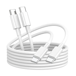 Cable USB C a USB C de 3.3FT/6.6FT, Blanco, Certificado, 20W/60W/100W, Carga Rápida y Transferencia de Datos para iPhone 15/16/17 y Samsung - Product Image 6