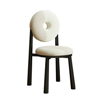 Nouveau modèle 2026 : Tabouret de maquillage minimaliste moderne en métal pour chambre de fille, dressing, mobilier de maison personnalisable, sans assemblage