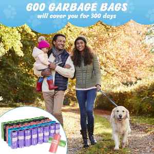 ถุงเก็บอุจจาระสุนัขแบบย่อยสลายได้ ป้องกันการรั่วซึม จัดส่งรวดเร็ว 15 ถุง ลายอุ้งเท้า ขนาด 33x22.8 ซม. (8 สี) - Product Image 6