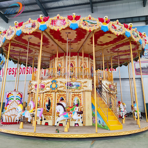 Animal Theme Swing Horse Ride Fabricante Rotación <span class=keywords><strong>Parque</strong></span> eléctrico Paseos Modelo <span class=keywords><strong>Parque</strong></span> de atracciones Producto Carrusel - Product Image 4