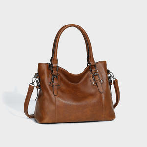 Sac bandoulière pour femme de Guangzhou, nouveau style rétro européen et américain, fermeture éclair, PU, bonne texture, sac tendance - Product Image 2