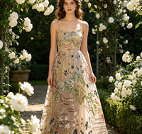 Robe Cheongsam Classique en Tissu Dentelle Velours avec Broderie de Points et de Paillettes à Carreaux pour Textile de Maison