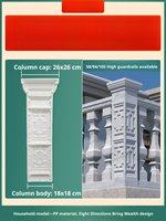 Moule de garde-corps pour balcon/cour de villa, formage de précision, facile à construire, haute capacité de charge, réutilisable