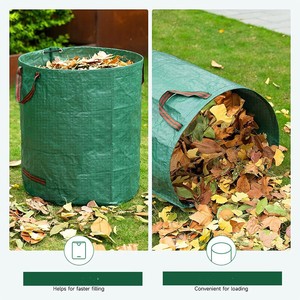 Bolsa de Jardín Reutilizable Moderna RZF Verde de 72 Galones/272L, Fabricada en PP/PE, con Asas Reforzadas, Vida Útil de 6 a 9 Años - Product Image 6