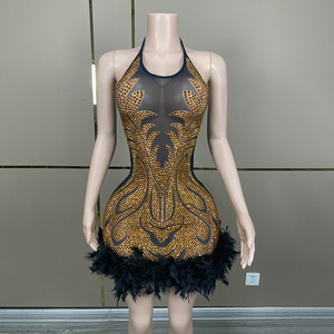 chinese dress ladies Buy Sexy black faux leather night dress main image 1