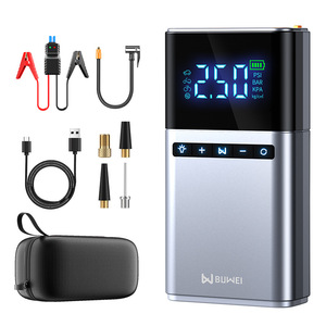 Compresseur d'air multifonction 12000 mAh le plus vendu pour voiture, démarreur de secours, batterie externe, lumière d'urgence, crête de 1500 A pour pneus - Product Image 2