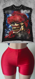 G03865C Conjuntos de Shorts y Tops Estampados para Mujer, Oferta de Verano 2026 - Product Image 2
