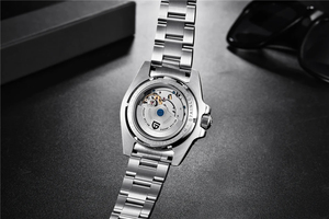 Montres PAGANI DESIGN PD1662 Version GMT pour hommes, montre mécanique automatique de luxe en saphir, 40 mm, acier inoxydable, étanche - Product Image 5