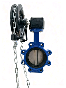 Vanne papillon à corps en acier inoxydable DI SS304 et corps en CI, avec joints EPDM et PTFE, normes DIN et ANSI, DN150 DN200, vente directe d'usine chinoise à prix compétitif - Product Image 2