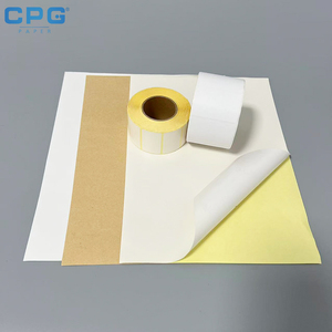 Custom Size Available Matte Kraft Sticker <b>Paper</b> Jumbo <b>Roll</b> 80gsm Self Adhesive Label <b>Paper</b> Sheets for Promotion Label <b>Paper</b> - Product Image 1