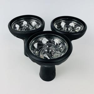 Prix d'usine personnalisé, vente en gros de bols à chicha en verre et silicone, accessoires pour chicha, boutique de chicha, usage domestique, ensemble de fumage - Product Image 2