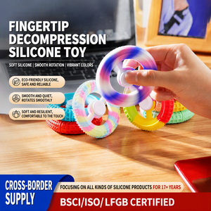 Spinner de Silicona HMJ con Textura Táctil para Aliviar el Estrés, para Adultos y Niños con TDAH y <span class=keywords><strong>Autismo</strong></span> - Product Image 2