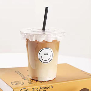 Bicchiere Monouso in PP a Parete Singola per Caffè e Frappè con Logo Stampato, Design Trasparente, Forma Unica, Marca HXH - Product Image 6