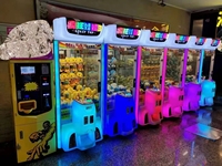 Machine de jeu d'arcade grue à pinces d'occasion, version anglaise, pour jouets et cadeaux, Jinns Games, en métal et plastique, prise UE