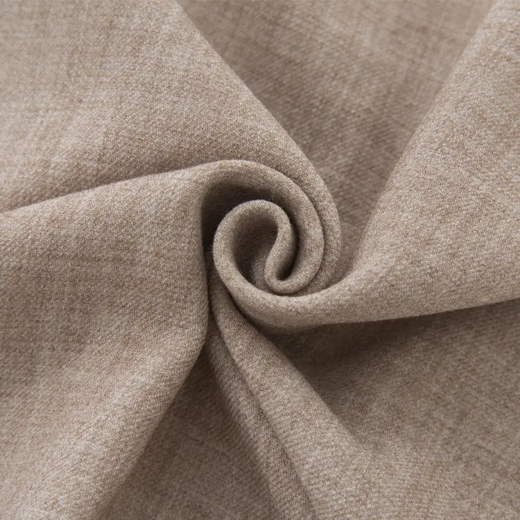 25 Aw Zeer Zware Stretch Wol Textuur Rayon Spandex Polyester Stof Voor Winter Wollen Jas Cape
