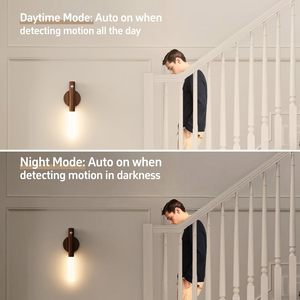 Lampe murale LED à détecteur de mouvement, rechargeable par USB, fixation magnétique, veilleuse, commande en gros OEM pour couloir d'hôtel, chambre à coucher - Product Image 2