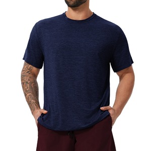 男性用,カスタムアクティブプレーンブランクコットンスポーツTシャツジムランニングフィットネスクイックドライtシャツ - Product Image 4