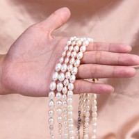 Colliers de perles d'eau douce pour femmes, bijoux élégants, bouton O T, Vintage, ensemble de colliers de perles personnalisés
