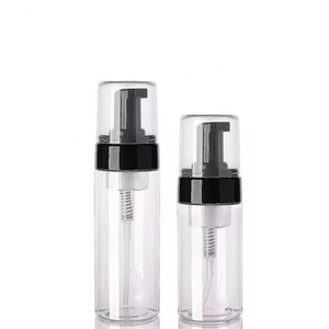 Frosted Black Foam Pump <b>Bottle</b> 100ml 120ml 150ml 200ml <b>Empty</b> Matte Black <b>Plastic</b> <b>Bottle</b> for Cosmetic Face Foaming Dispenser - Product Image 5