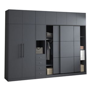 Juego de Dormitorio Nórdico Plegable y Extensible con Colchón, Asas de Aluminio, Diseño Moderno, Armario Vestidor para Sala de Estar - Product Image 2